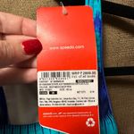 Speedo NWT  Woman Swimwear All Over Print Racerback Swimdress with Boyleg Size 36 Photo 2