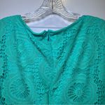 London Style Collection Teal Lace Scoop Neck Sleeveless Aline Dress 22W Size undefined Photo 9