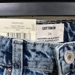 Cotton On NWT  Bianca Simpson Atlantic Relaxed Wide Jean Mid rise size 24 Photo 5