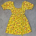 Billabong  Dare To Bare‎ Cutout Mini Dress Yellow Floral XS Photo 11
