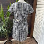 RVCA Gingham Cottagecore Midi Dress M NWT 100%‎ Cotton Tie Photo 4