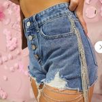 Boutique Fringe Jean Shorts Photo 0