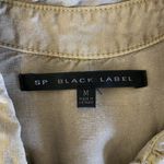 SP Black Label Shirt Dress Brown Medium Button Down Long Sleeve Chic Photo 3