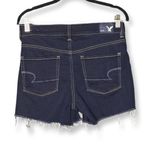 American Eagle New  High Rise Shortie Dark Wash Sz 8 Photo 1