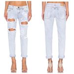 One Teaspoon  Awesome Baggies Jeans Women’s Size 27 Light Wash Distressed Denim Photo 1