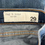 Rag and Bone Dre Jeans Medium Wash Distressed Slim Fit Skinny Denim Photo 9