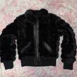 Black Furry Jacket Jennyfer J Photo 0