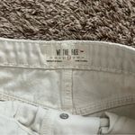 We The Free FREE PEOPLE Denim Frayhem A-Line Skirt Photo 2