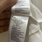 Sandro  Asymmetric Ruffle Hem Short Sleeve T-Shirt White Sz 3 (M) Photo 5