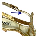 Carlos Santana Starlet Gladiator Gold Glitter Crystal Sandals Shoes Size 8 Photo 7