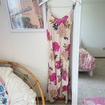 Billabong BOGO  Kick It Up Floral Asymmetrical Leg Slit Maxi Dress Photo 4