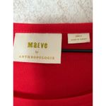 Maeve Anthropologie Red Long Sleeve Ruffle Cuff Crop Top Bell Sleeve Boho Retro‎ Photo 2