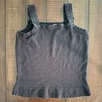 Loft  Crochet Black Tank  Photo 2