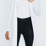 Philosophy White Long Sleeve Cardigan Photo 0