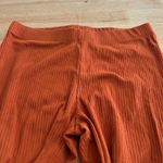 Wild Fable  Women's Rust High-Waisted Ribbed Flare Leggings - Size Small - NWT Photo 3