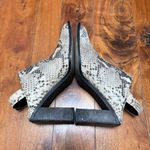 Free People  Silver Storm Mules in Snakeskin Leather 6.5 Photo 10
