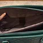 Green Quilted Pleather Travel Tote Bag Photo 5