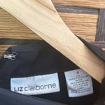 Liz Claiborne Liz‎ Claiborne Black And Gray Tie Neck Dress Size 8 Photo 6