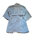 Stars Above  Women’s Cozy Gray Plush Robe Photo 1