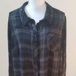 Terra & Sky  / 20-22w / Green and Blue Buttonup Photo 0