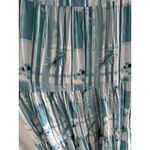 Shore Dress Womens Large Blue White Maxi Resort Beach Coastal Luxury Flowy Photo 3