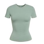 SKIMS  cotton jersey tshirt mineral size large New with tag Photo 0