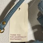 Giani Bernini Blue Leather Purse Shoulder Bag With Wallet & Phone Pocket Photo 8