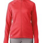 Adidas  Golf Pink Red Full Zip Jacket Jumper Size XL Essentials Textured Jacket Photo 0