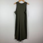 Universal Standard  Tank Midi Dress Women's M Olive Green Stretch Granola Girl Photo 1