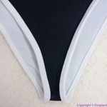 Beach Riot NEW Emmy Bottom In Black Neon Pink Colorblock, XS Photo 5