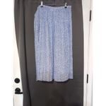 CB Collections Periwinkle Blouse & Skirt Set, Vtg Women's Size 14.5, USA Made Blue Photo 6