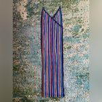 Head Vintage Vera Neumann long thin striped neck scarf Photo 4