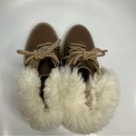 EXPRESS  faux leather lace up‎ boots size 7 Photo 4