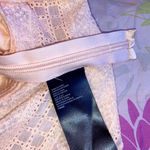 Bebe NWOT Lace Ruffle Babydoll Western Blouse Size Small Baby Pink Photo 5