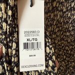 DEX Dinner Date Floral Midi Dress NWT XL White Photo 2