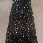 Nasty Gal star print strappy cowl neck satin slip maxi dress Photo 3