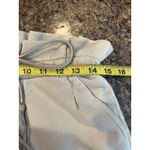 Something Navy  Size Small Meghan Cream Color Joggers Paperbag Waist Drawstring Photo 5