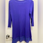 LOGO By Lori Goldstein  purple dress Photo 1