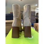 Sam Edelman  Ivette Sesame Suede Side Zipper Square Toe Block Heel Boot‎ Size 9.5 Photo 4