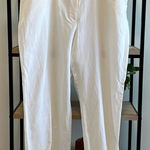 Lane Bryant NWT  High-Rise Linen Cotton White Casual/ Career Dress Pant Trouser, Photo 0