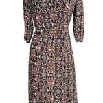 Knox Rose Midi Faux Wrap Dress XS Floral Tiered Maxi V Neck Elastic Waist Photo 0