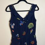 Loft Hummingbird Ruffle V Neck Jumper Size 4 Photo 8