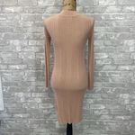 House Of Harlow 1960 Tan Ribbed Cutout Midi Sweater Dress Size M Photo 5