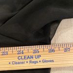 Ambiance Apparel  Black Sheer Button Down long Sleeve size 1X Photo 6