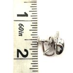 CORO Vintage Silver Heart Clip On Earrings Photo 4