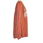 Free People ‎ Graphic Sweatshirt Flannel XS Jackson Wyoming Oversized Distressed Photo 3