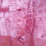 Motherhood L Purple Satin Tie Back Maternity Top Size undefined Photo 7