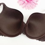 Savage X Fenty Floral Lace Push Up Balconette Bra: Chocolate Brown Sugar Photo 1