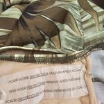 Christina Tropical Leaf Green And Red Halter One Piece Swimsuit NWT Size 8 Photo 5