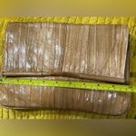 Vintage Leather of the Sea Genuine Eel skin Bag. Tan Photo 3